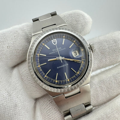 TUDOR Prince Oysterdate Ranger II REF 9111/0 Blue Dial Men's Automatic Watch
