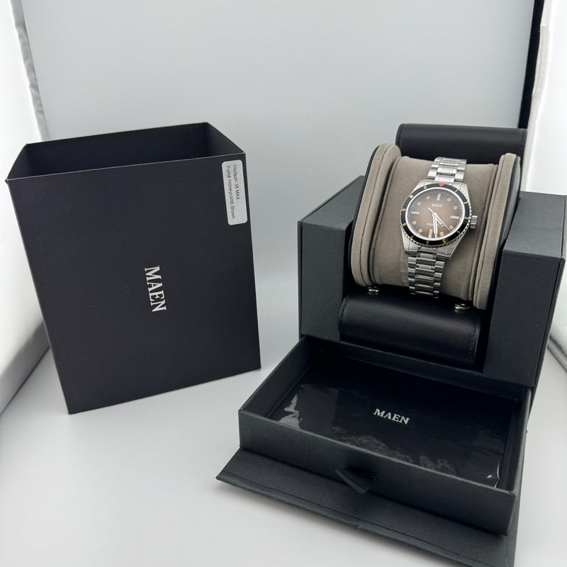 Maen Hudson 38 Mk4 Fume Honeycomb Dial Men&