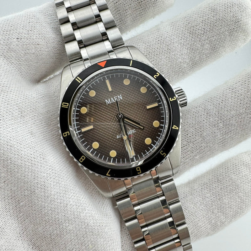 Maen Hudson 38 Mk4 Fume Honeycomb Dial Men&