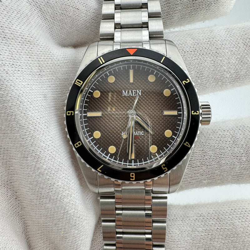 Maen Hudson 38 Mk4 Fume Honeycomb Dial Men&