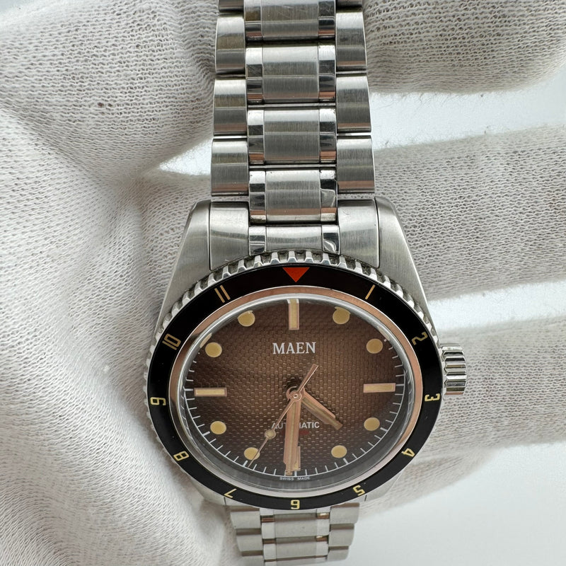 Maen Hudson 38 Mk4 Fume Honeycomb Dial Men&