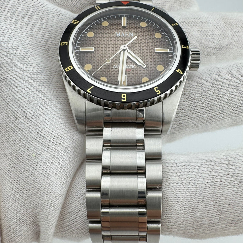 Maen Hudson 38 Mk4 Fume Honeycomb Dial Men&