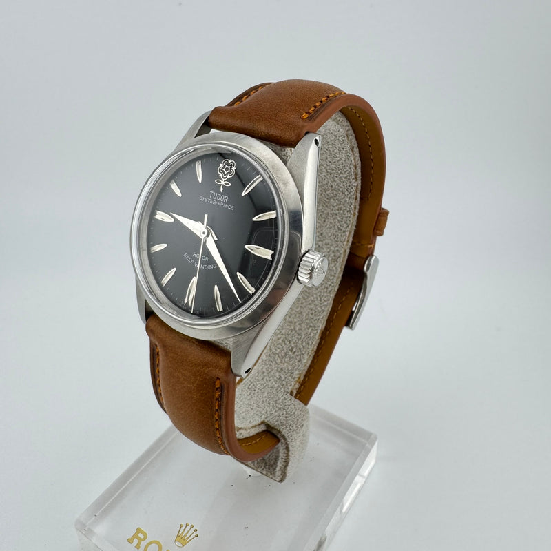 TUDOR Oyster Prince Big Rose REF 7964 Black Dial Men&