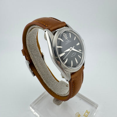 TUDOR Oyster Prince Big Rose REF 7964 Black Dial Men's Automatic Watch