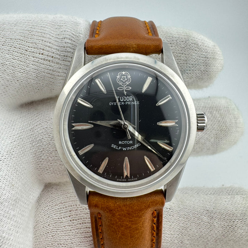 TUDOR Oyster Prince Big Rose REF 7964 Black Dial Men&