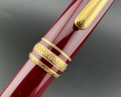 Montblanc No. 144 Classique Bordeaux Fountain Pen 14K Gold Fine Nib