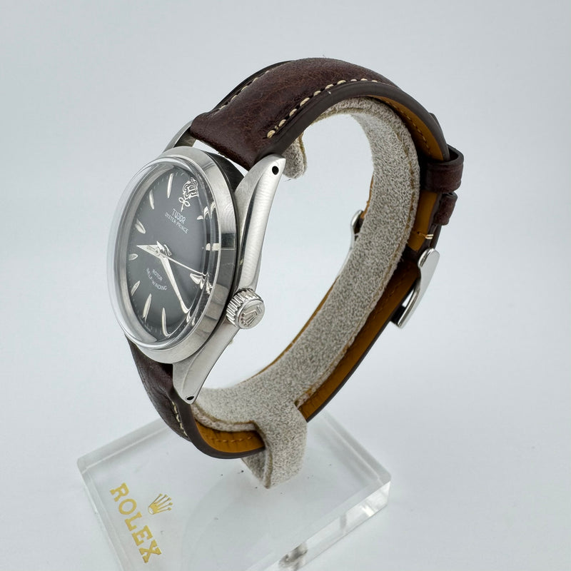 TUDOR Oyster Prince Big Rose REF 7964 Black Dial Men&