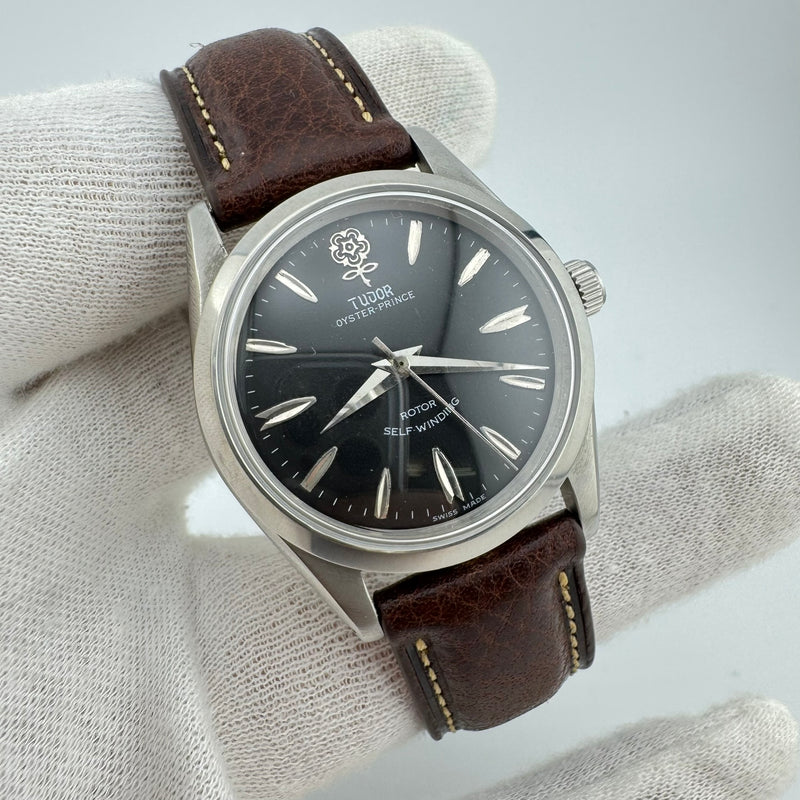 TUDOR Oyster Prince Big Rose REF 7964 Black Dial Men&