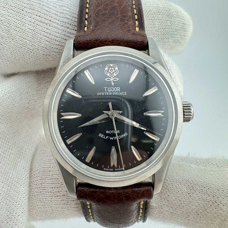 TUDOR Oyster Prince Big Rose REF 7964 Black Dial Men&