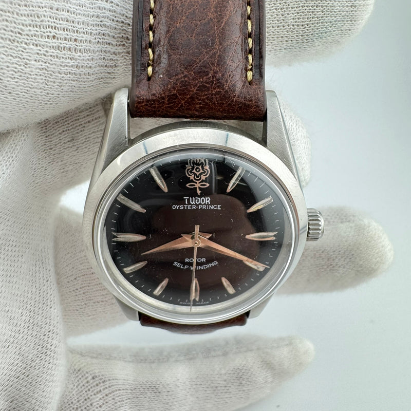 TUDOR Oyster Prince Big Rose REF 7964 Black Dial Men&