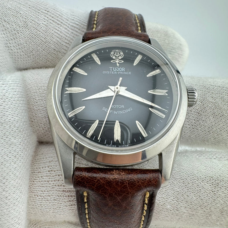 TUDOR Oyster Prince Big Rose REF 7964 Black Dial Men&