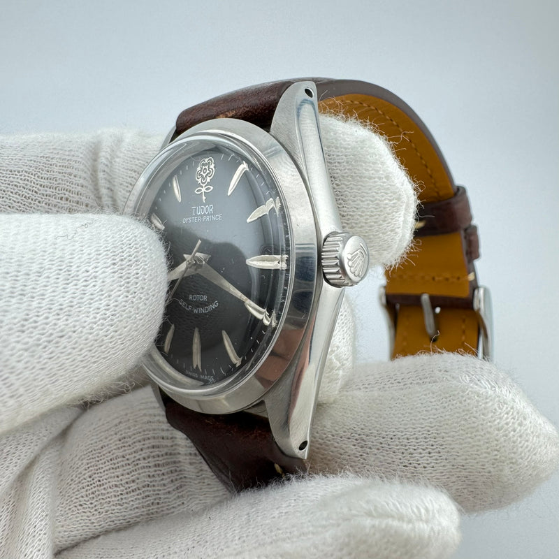 TUDOR Oyster Prince Big Rose REF 7964 Black Dial Men&