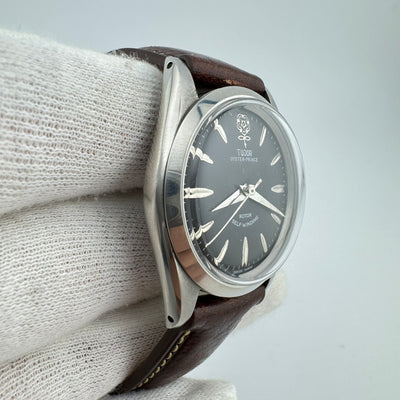 TUDOR Oyster Prince Big Rose REF 7964 Black Dial Men's Automatic Watch