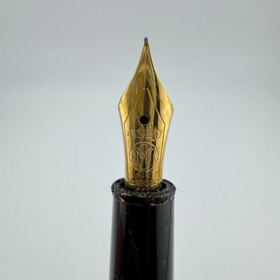 Montblanc Meisterstück No. 144 Burgundy Classique Fountain Pen 14K Gold Fine Nib