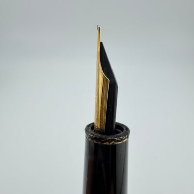 Montblanc Meisterstück No. 144 Burgundy Classique Fountain Pen 14K Gold Fine Nib