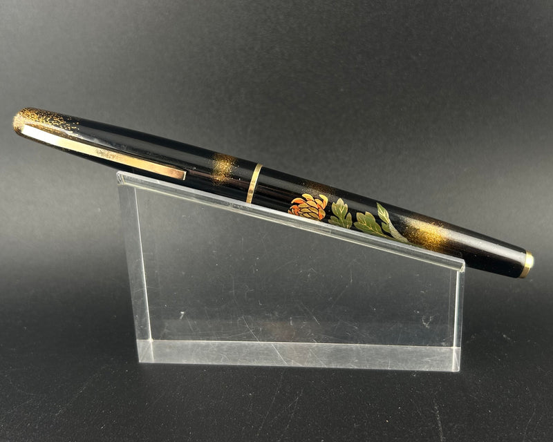 Pilot Kokkokai Maki-e Peony Flower Fountain pen w/ 14K Gold, Manifold nib W/ box