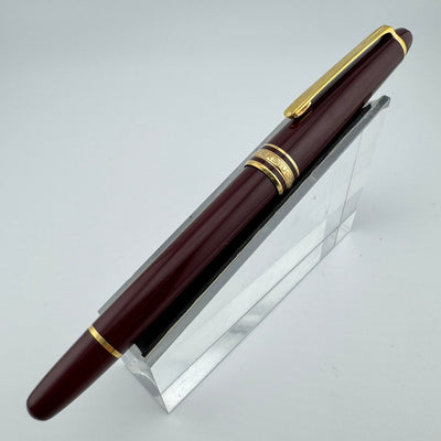 Montblanc Meisterstück No. 144 Burgundy Classique Fountain Pen 14K Gold Fine Nib