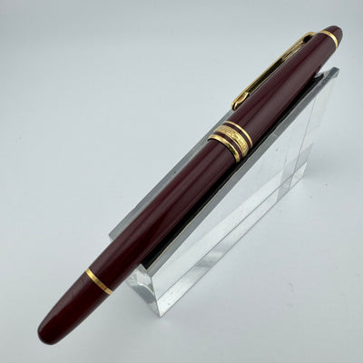 Montblanc Meisterstück No. 144 Burgundy Classique Fountain Pen 14K Gold Fine Nib