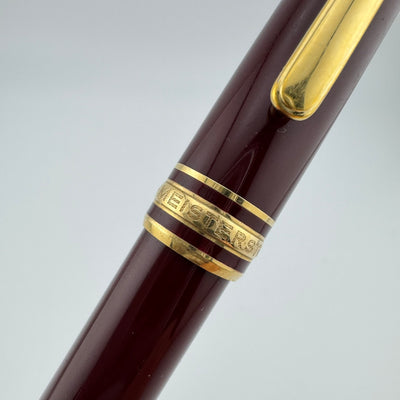 Montblanc Meisterstück No. 144 Burgundy Classique Fountain Pen 14K Gold Fine Nib
