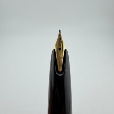 Montblanc No. 32 Black Resin Fountain Pen 14C Gold Fine Nib Serviced