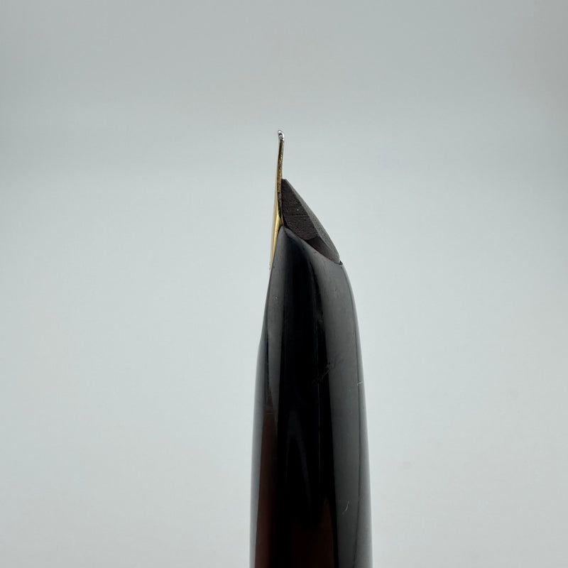 Montblanc No. 32 Black Resin Fountain Pen 14C Gold Fine Nib Serviced