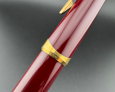 Montblanc Meisterstück No. 121 Bordeaux Fountain Pen 18K Gold Med Nib