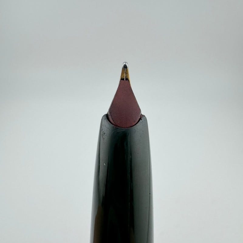 Montblanc No. 22 Green Resin Fountain Pen 14C Gold Medium Nib For Parts