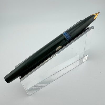 Montblanc No. 22 Green Resin Fountain Pen 14C Gold Medium Nib For Parts