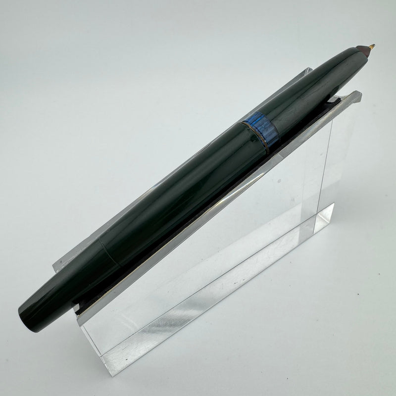 Montblanc No. 22 Green Resin Fountain Pen 14C Gold Medium Nib For Parts