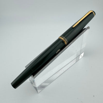 Montblanc No. 22 Green Resin Fountain Pen 14C Gold Medium Nib For Parts