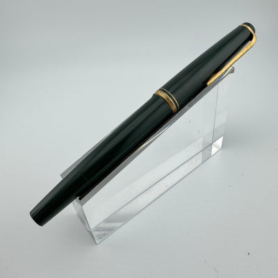 Montblanc No. 22 Green Resin Fountain Pen 14C Gold Medium Nib For Parts