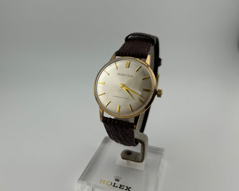 Seiko Crown Ref. 15002E Classic Gold Plated Mechanical Dress Watch