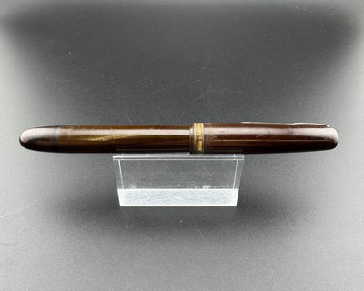 Steady Perfect Ebonite Eyedropper Fountain Pen 14K Gold #2 Extra-Fine Nib