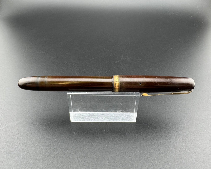 Steady Perfect Ebonite Eyedropper Fountain Pen 14K Gold 