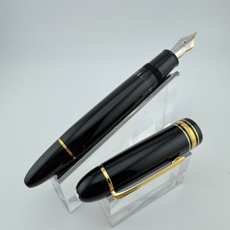 Montblanc Meisterstück No. 149 Fountain Pen 14K Gold Fine Nib Serviced