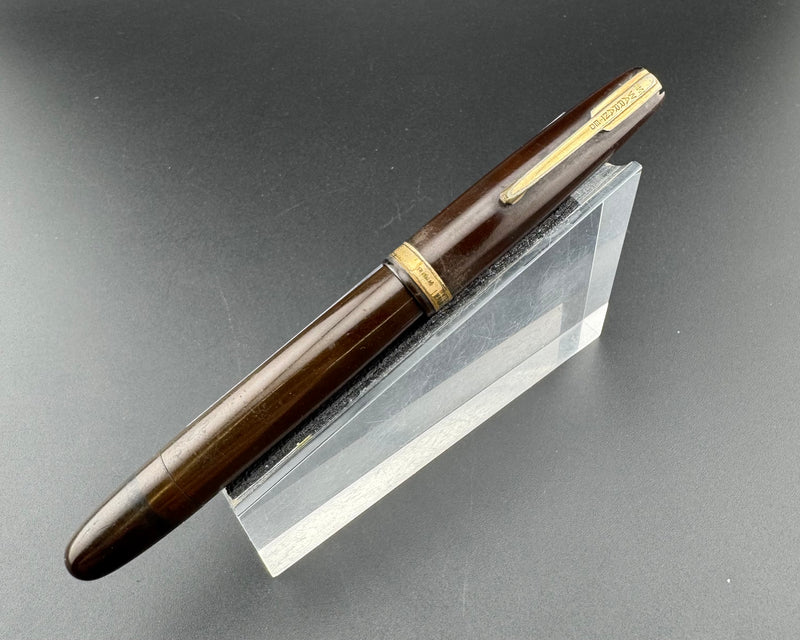 Steady Perfect Ebonite Eyedropper Fountain Pen 14K Gold 