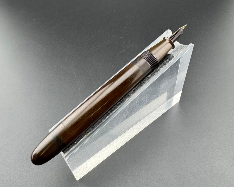 Steady Perfect Ebonite Eyedropper Fountain Pen 14K Gold 