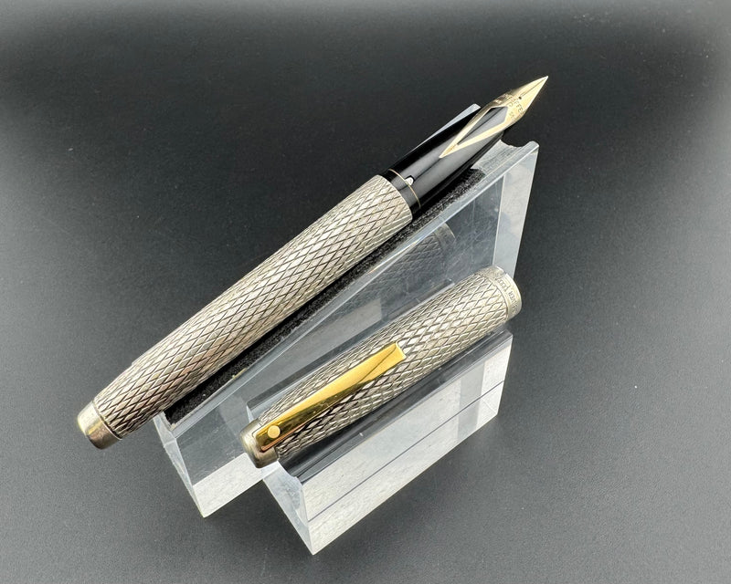 Sheaffer Imperial Sterling Silver Fountain Pen 14K Gold Extra-Fine Nib