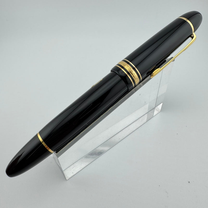 Montblanc Meisterstück No. 149 Fountain Pen 14K Gold Fine Nib Serviced