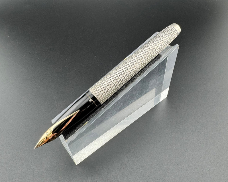 Sheaffer Imperial Sterling Silver Fountain Pen 14K Gold Extra-Fine Nib