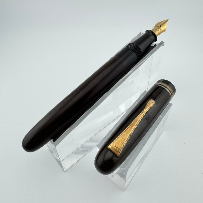 Seraph Urushi Eyedropper Fountain Pen 14K Gold Fine Nib Serviced