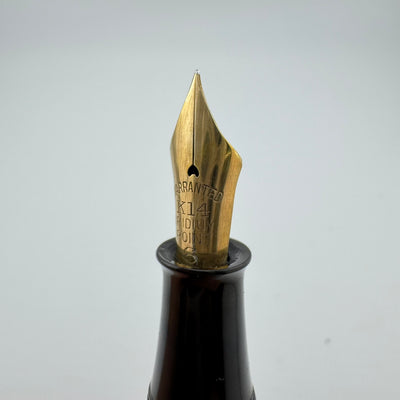 Seraph Urushi Eyedropper Fountain Pen 14K Gold Fine Nib Serviced