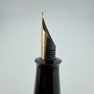 Ban-Ei Urushi Ebonite Eyedropper Fountain Pen 14K Gold G.K. 50 Nib Serviced