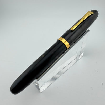 Ban-Ei Urushi Ebonite Eyedropper Fountain Pen 14K Gold G.K. 50 Nib Serviced