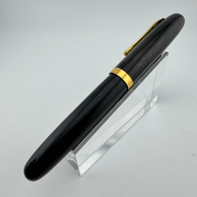 Ban-Ei Urushi Ebonite Eyedropper Fountain Pen 14K Gold G.K. 50 Nib Serviced
