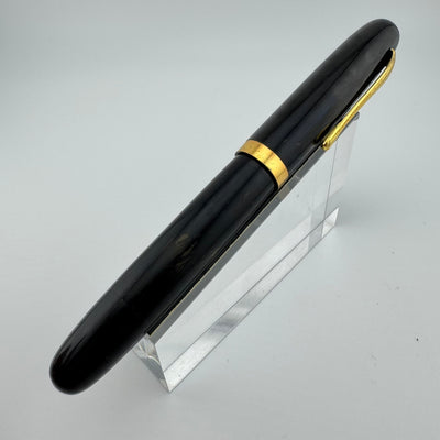 Ban-Ei Urushi Ebonite Eyedropper Fountain Pen 14K Gold G.K. 50 Nib Serviced