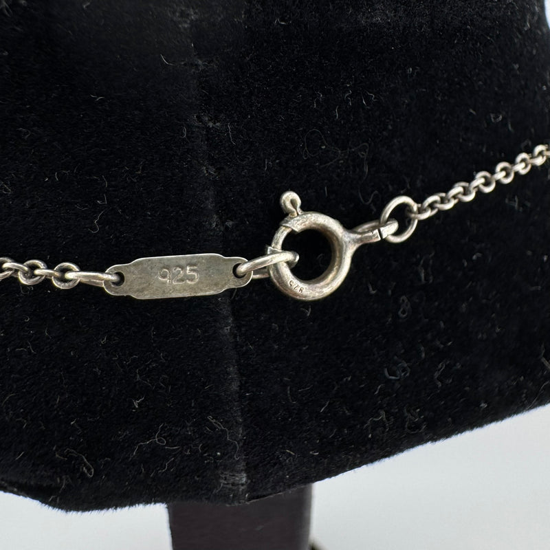 Tiffany & Co Signature Cross Necklace 925 Silver & 18K Gold