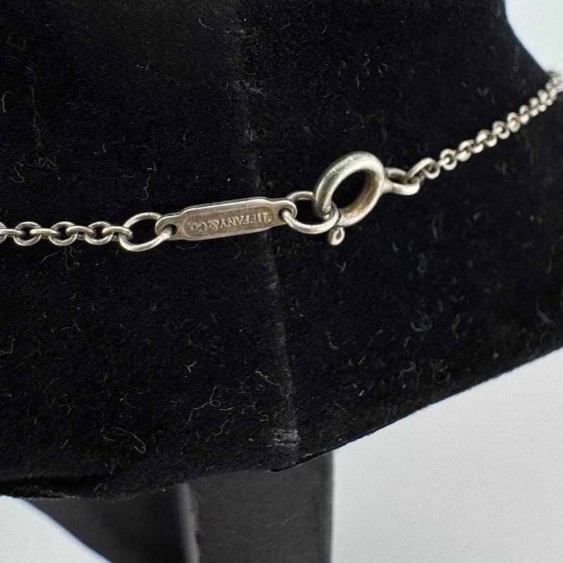 Tiffany & Co Signature Cross Necklace 925 Silver & 18K Gold