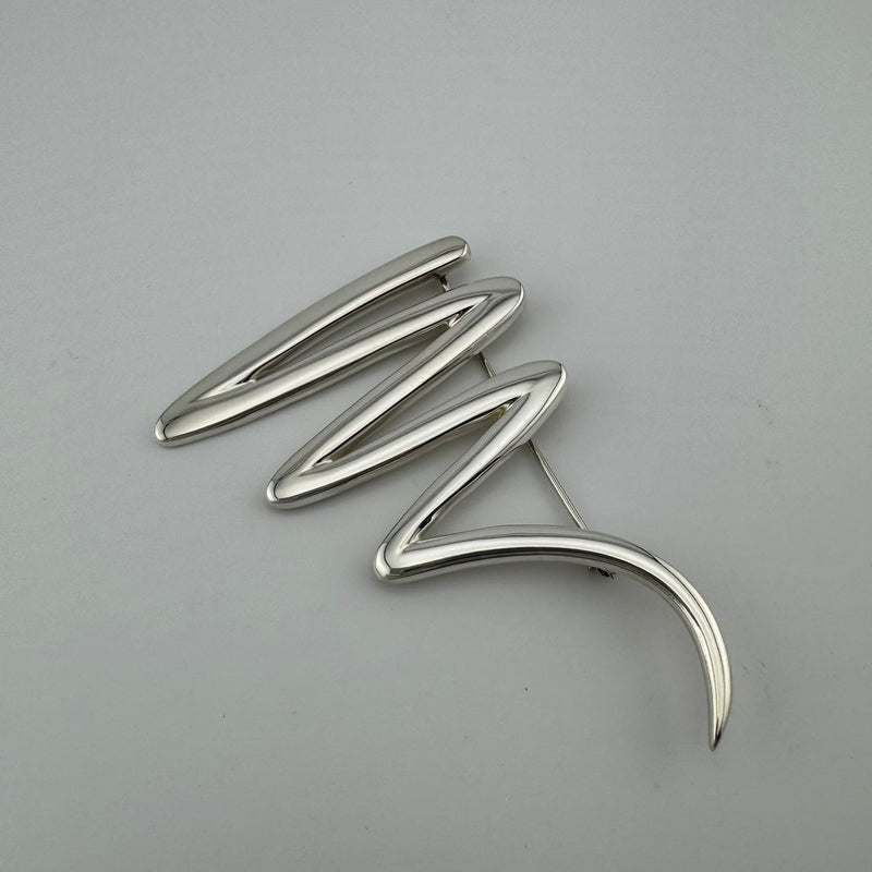 Tiffany & Co Paloma Picasso Scribble Brooch 925 Sterling Silver