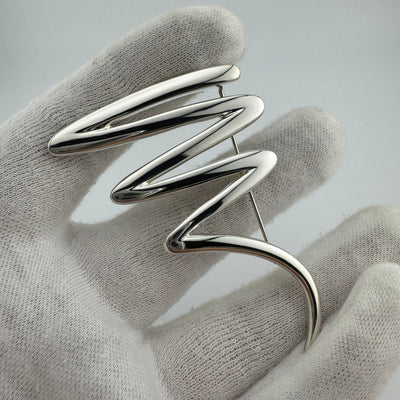 Tiffany & Co Paloma Picasso Scribble Brooch 925 Sterling Silver